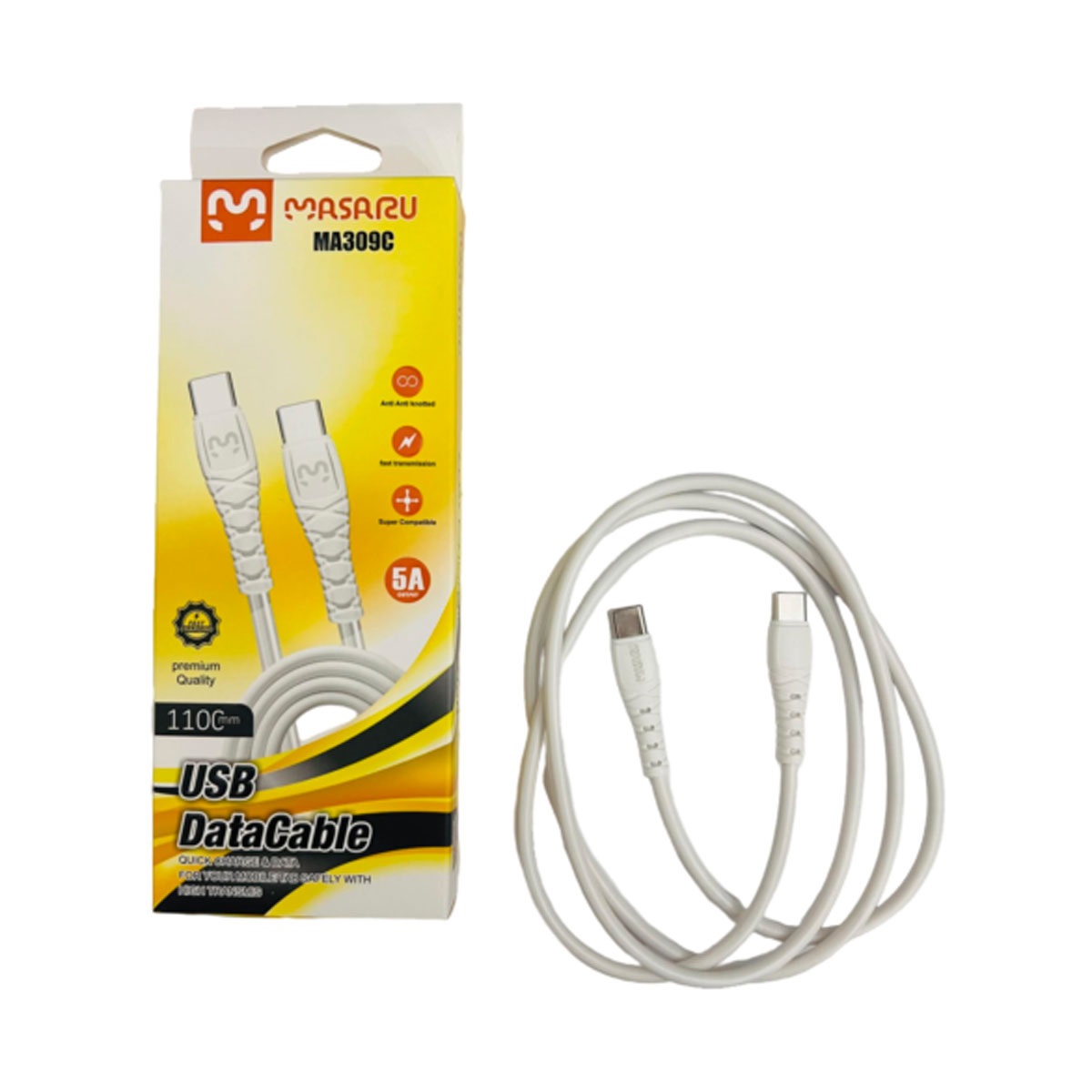 کابل ۲ سر تایپ سی MA 309c