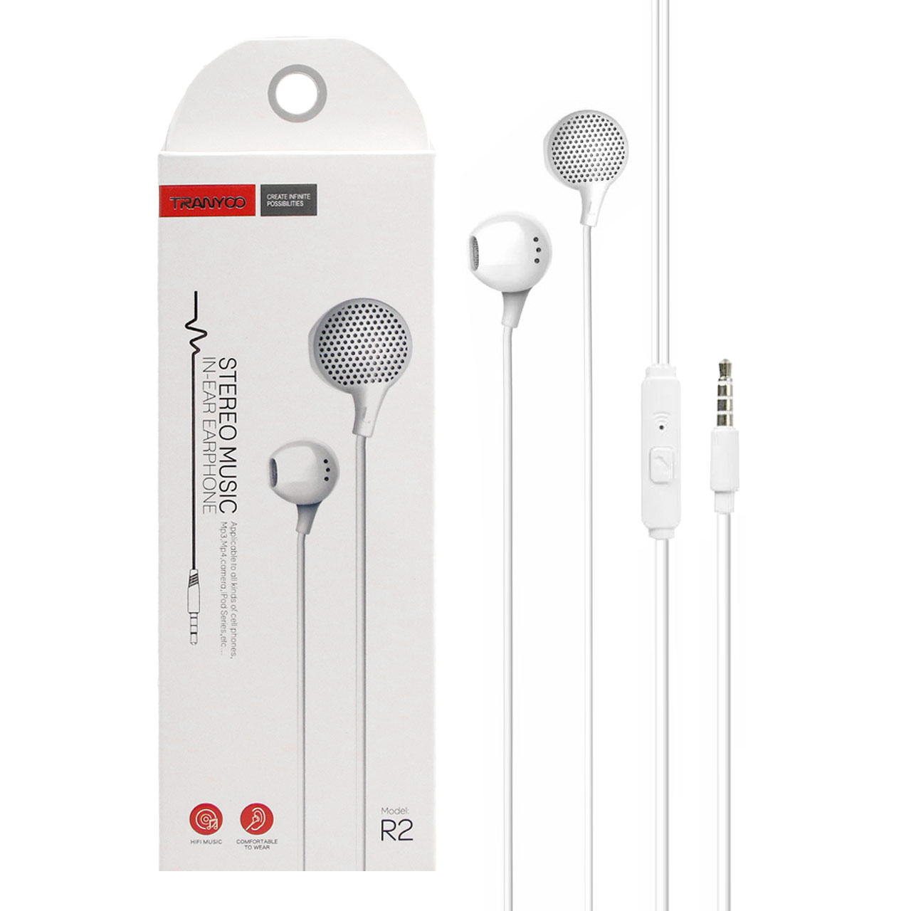 هندزفری باسیم TRANYOO مدل R2